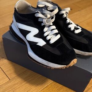 Steve Madden Black and White Sneakers